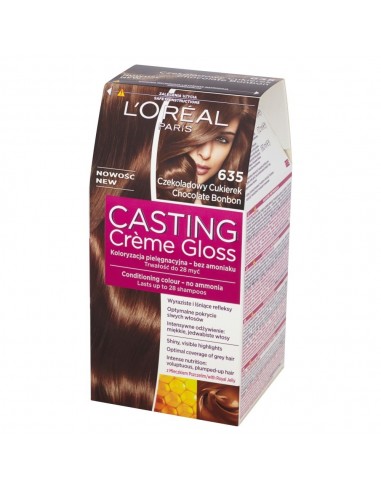 L'Oréal Paris Casting Crème Gloss Farba do włosów 635 Czekoladowy Cukierek
