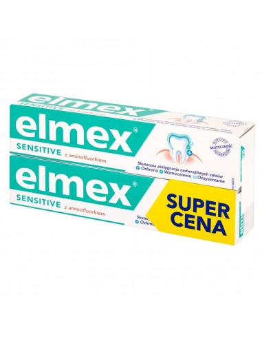 ELMEX Pasta do zębów Sensitive Duo 2x75 ml