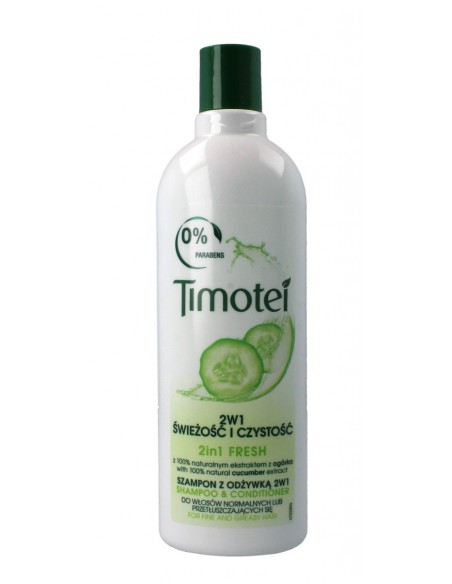Timotei 2w1 Świeżość i Czystość Szampon z odżywką 400 ml
