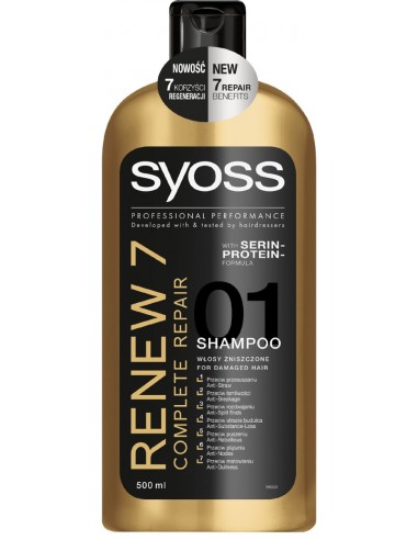 Syoss Renew 7 Complete Repair Szampon 500 ml