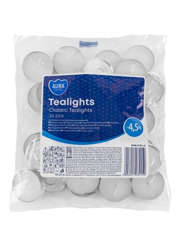 BISPOL podgrzewacze P15-30 BEZBARWNE, 30 szt