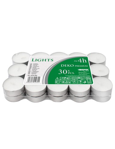 BISPOL Podgrzewacze PF10-30S BEZBARWNE, 30 szt