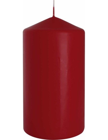 BISPOL świeca walec SW80/150-036 BURGUND, 1 sztuka