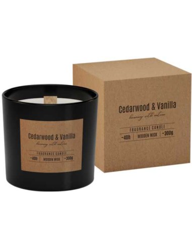 BISPOL AURA Świeca zapachowa w szkle SN100-81 DRZEWO CEDROWE/WANILIA, 300 g