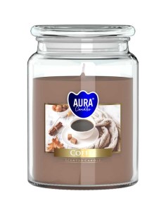 BISPOL AURA Świeca zapachowa w szkle SND99-89 COFFEE, 500 g
