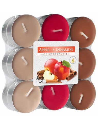 BISPOL Podgrzewacze zapachowe P15-87 JABŁKO-CYNAMON, 18 szt