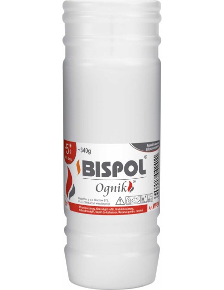 BISPOL OGNIK Wkład do zniczy parafinowy WP5, 1 szt