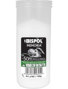 BISPOL Wkład do zniczy parafinowy P180 50 godzin, 180g