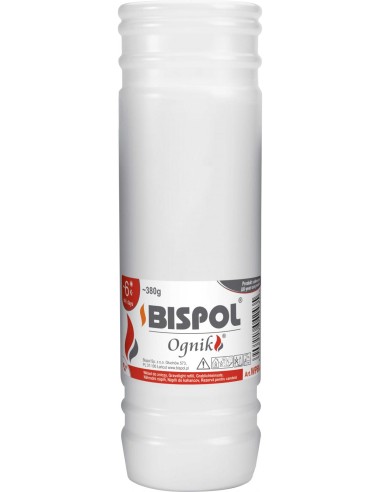 BISPOL Wkład do zniczy parafinowy OGNIK WP6N 144h, 1 szt