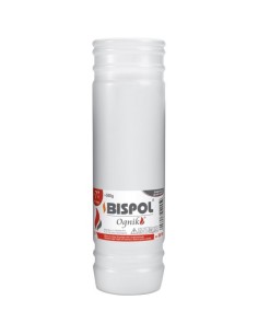 BISPOL Wkład do zniczy parafinowy OGNIK WP7N 168h, 1 szt 