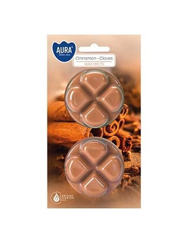 BISPOL Wosk zapachowy WZ40-2-374 CYNAMON-GOŹDZIKI, 2 szt