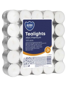 BISPOL Podgrzewacze mini BEZBARWNE PF8-100S, 100 szt