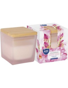 BISPOL AURA Świeca zapachowa w matowym szkle SNK80MD-376 KWIAT LOTOSU, 1 szt