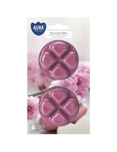 BISPOL AURA Wosk zapachowy WZ40-2-254 OGRÓD SPA, 2 szt  