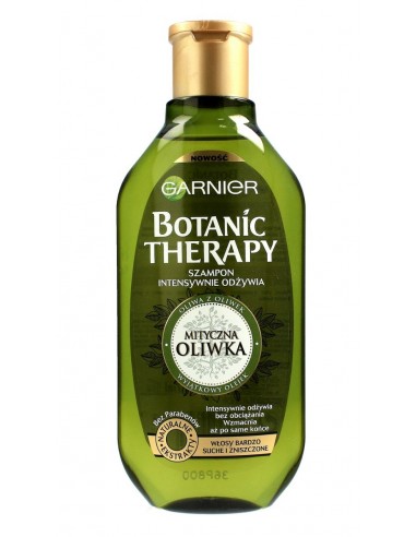 GARNIER Botanic Therapy Szampon do włosów bardzo suchych i zniszczonych Mityczna oliwka, 400 ml
