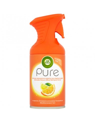Air Wick Pure o zapachu śródziemnomorskiej pomarańczy Odświeżacz powietrza 250 ml