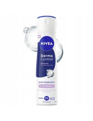 NIVEA Antyperspirant damski w sprayu DERMA RESTORE, 150 ml