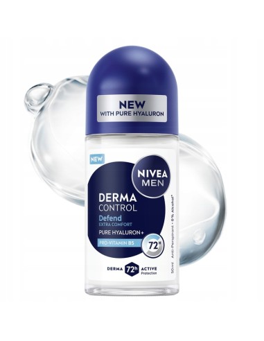 NIVEA MEN Antyperspirant w kulce DERMA DEFEND, 50 ml