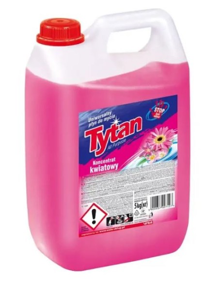 TYTAN Uniwersalny płyn do mycia koncentrat KWIATOWY, 5 kg