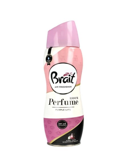 BRAIT DRY AIR Odświeżacz powietrza spray PURPLE LIPS, 300 ml