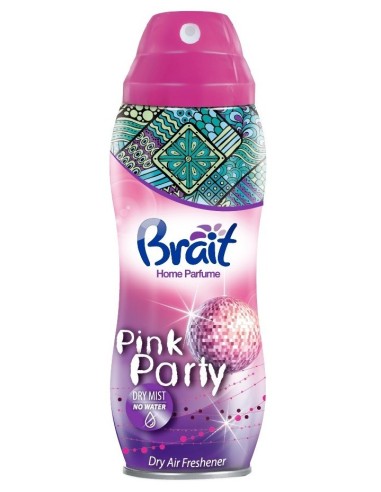 BRAIT DRY AIR Odświeżacz powietrza spray PINK PARTY, 300 ml