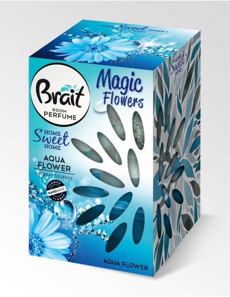 BRAIT MAGIC FLOWERS Dyfuzor zapachowy w formie kwiata AQUA FLOWER, 75 ml 