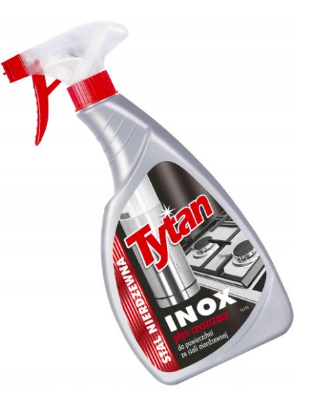 TYTAN Płyn czyszczący do powierzchni ze stali nierdzewnej w sprayu INOX, 500 ml