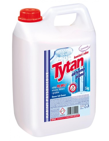 TYTAN Płyn do mycia kabin prysznicowych AKTYWNA PIANA LAWENDA, 5 kg