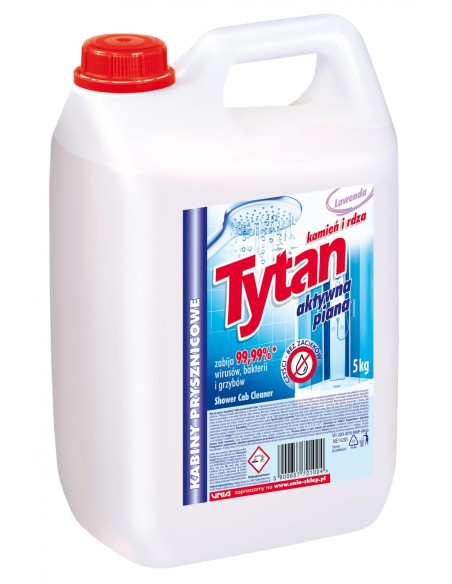TYTAN Płyn do mycia kabin prysznicowych AKTYWNA PIANA LAWENDA, 5 kg
