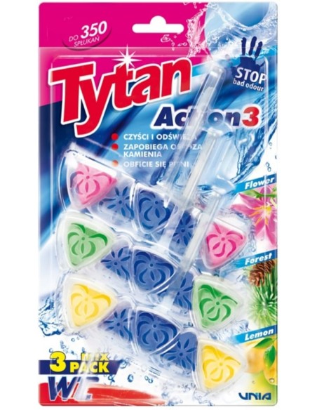 TYTAN Zawieszka do WC 3X40g MIX, 1 op