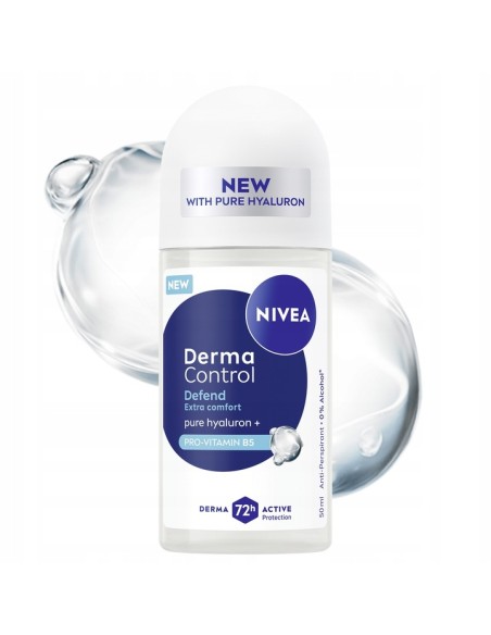 NIVEA Antyperspirant damski w kulce DERMA DEFEN, 50 ml
