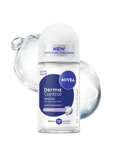 NIVEA Antyperspirant damski w kulce DERMA RESTORE, 50 ml