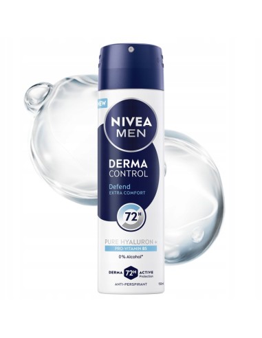 NIVEA MEN Antyperspirant męski w sprayu DERMA DEFEND, 150 ml