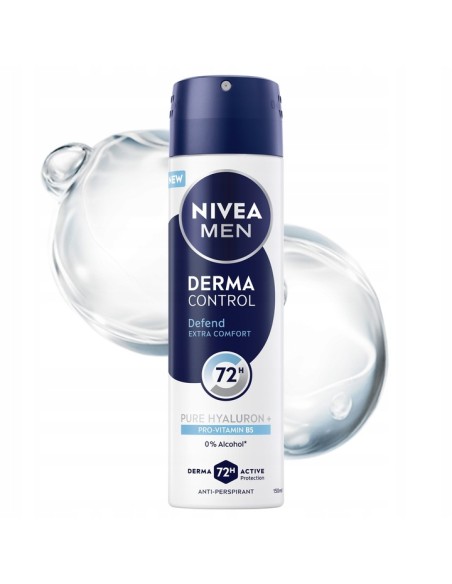 NIVEA MEN Antyperspirant męski w sprayu DERMA DEFEND, 150 ml