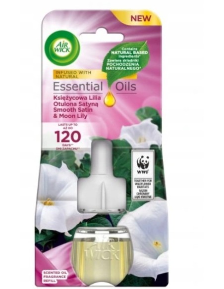AIR WICK Odświeżacz elektryczny KSIĘŻYCOWA LILIA ZAPAS, 19 ml