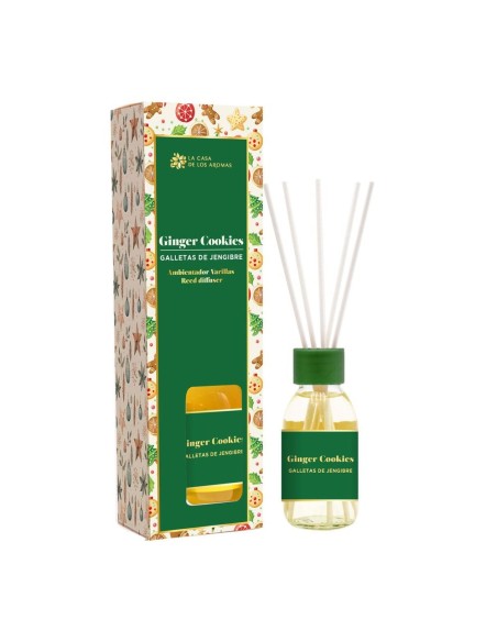 LA CASA DE LOS AROMAS X-MAS Patyczki zapachowe GINGER COOKIES, 95 ml