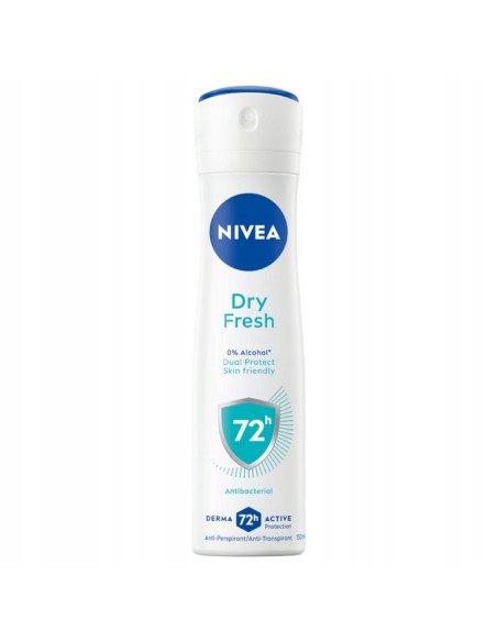 NIVEA Antyperspirant damski w sprayu DRY FRESH, 150 ml