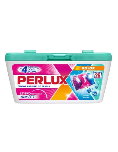 PERLUX Kapsułki do prania 26 szt KOLOR, 1 op