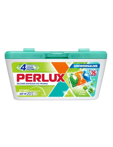 PERLUX Kapsułki do prania 26 szt UNIWERSALNE, 1 op