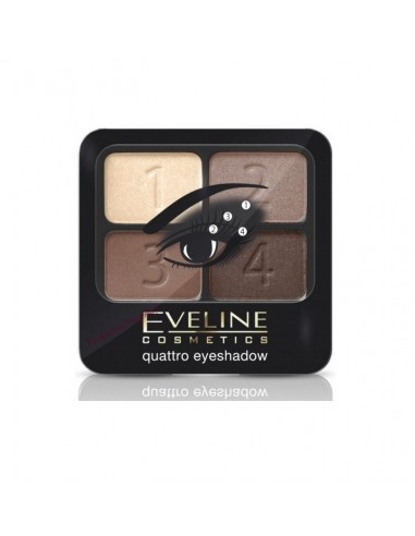 Eveline, Quattro Eyeshadow poczwórny cień do powiek 06, 5,2g