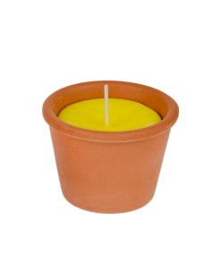 LA CASA DE LOS AROMAS CITRONELLA Świeca o zapachu TRAWY CYTRYNOWEJ W CERAMICE, 45 g