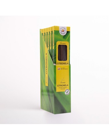 LA CASA DE LOS AROMAS CITRONELLA Kadzidła zapachowe TRAWA CYTRYNOWA, 20 szt