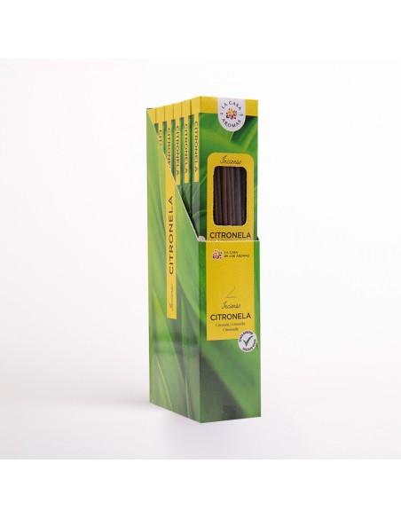 LA CASA DE LOS AROMAS CITRONELLA Kadzidła zapachowe TRAWA CYTRYNOWA, 20 szt