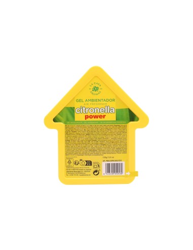 LA CASA DE LOS AROMAS CITRONELLA Odświeżacz w żelu TRAWA CYTRYNOWA, 100 g