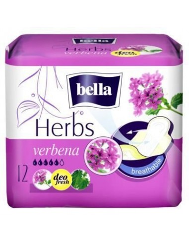 Bella, Herbs Verbena, podpaski, 12 szt.