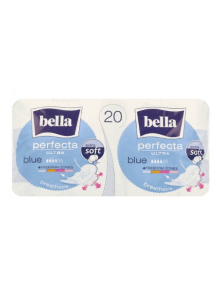BELLA PERFECTA ultracienkie podpaski higieniczne, ultra Blue 20 szt.