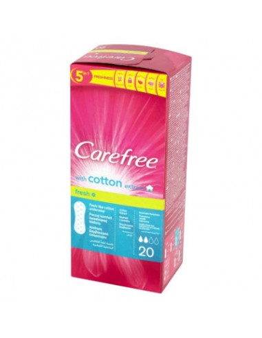 Carefree, wkładki higieniczne Cotton Extract Fresh, 20 szt.