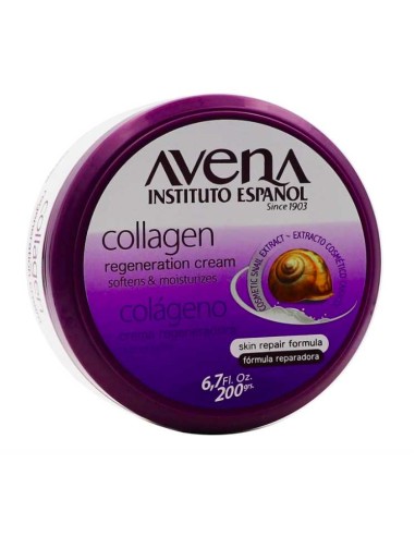 INSTITUTO ESPANOL KOLAGEN Regenerujący krem do ciała i rąk z ekstraktem ze śluzu ślimaka, 200 ml