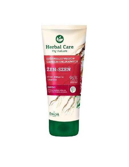 Farmona, Herbal Care, odżywka do włosów Żeńszeń do włosów cienkich i delikatnych, 200 ml