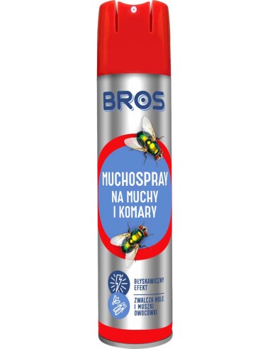 Preparat na muchy i komary BROS Muchospray, 400 ml